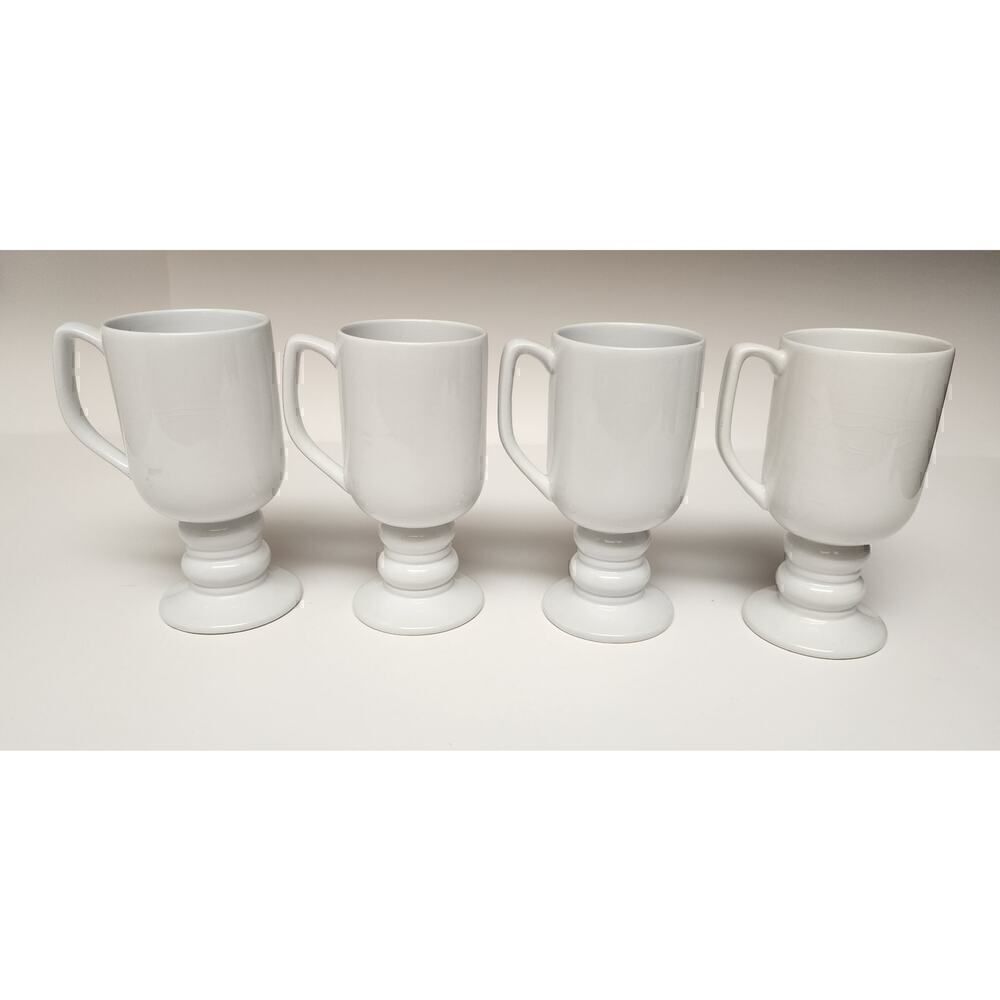 Kaysons International Pedestal Coffee Mugs Lot Of 4 Vtg 1965 Historical Landmark - Picture 2 of 12
